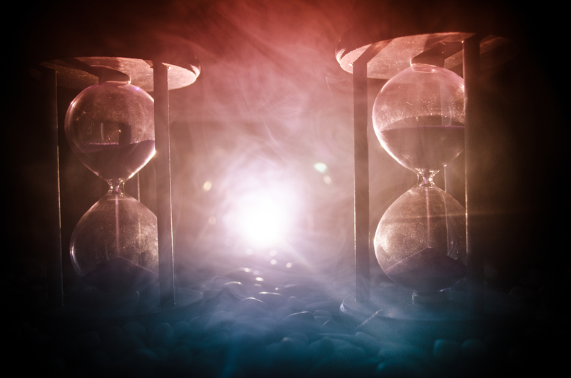 The sands of time showing that time will always run out